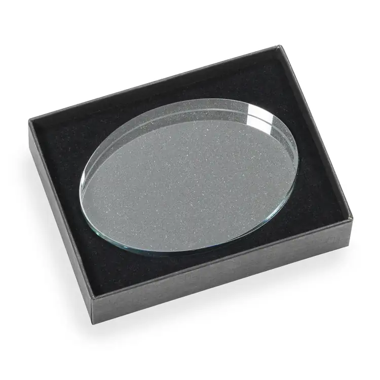 Logan Oval Crystal Paperweight - Multicolor #4