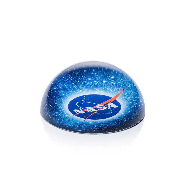 Dome Optical Crystal Paperweight - Multicolor #2