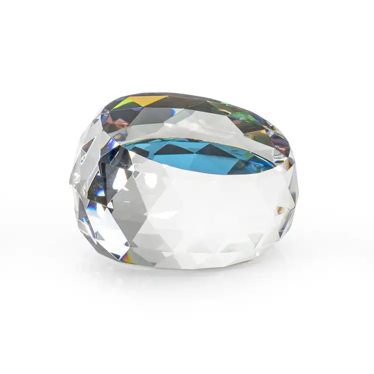 Driscoll Optical Crystal Paperweight - Deep Etch #6