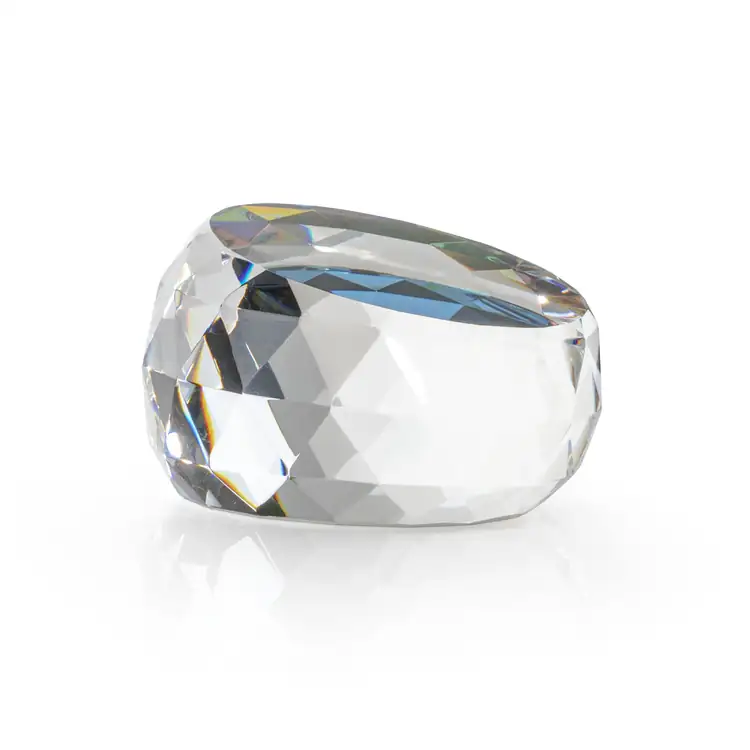 Driscoll Optical Crystal Paperweight - Deep Etch #7