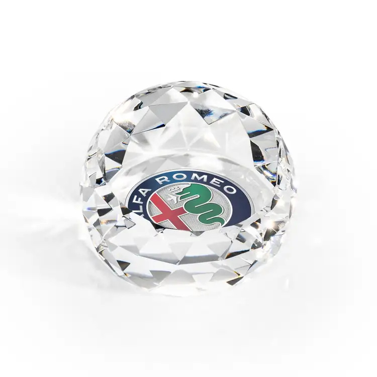 Driscoll Optical Crystal Paperweight - Multicolor