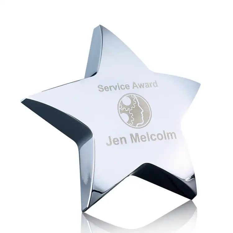 Hollister Standing Metal Star Paperweight #2