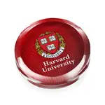 Harper Round Starfire Crystal Paperweight - Multicolor