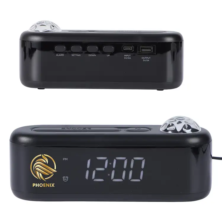 Ambiance Digital Alarm Clock with Ocean and Aurora Projection #2