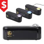 Ambiance Digital Alarm Clock with Ocean and Aurora Projection