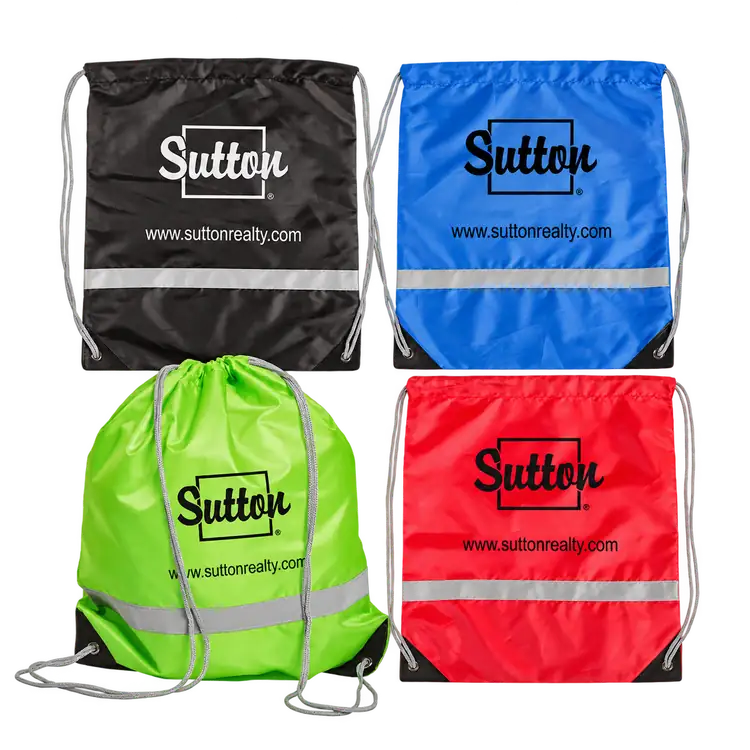 Guarde Drawstring Bag with Reflective Band
