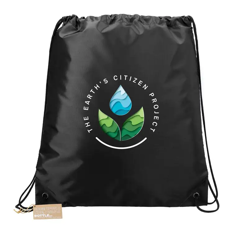 Oriole Recycled Polyester Drawstring Bag #2