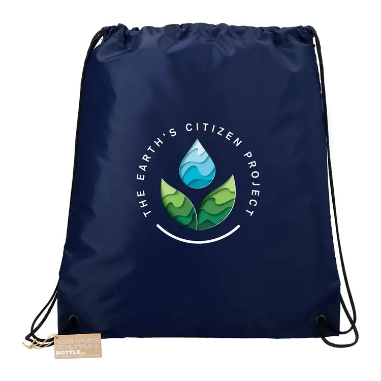 Oriole Recycled Polyester Drawstring Bag #4