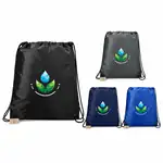 Oriole Recycled Polyester Drawstring Bag