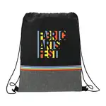 Rainbow Recycled Drawstring Bag