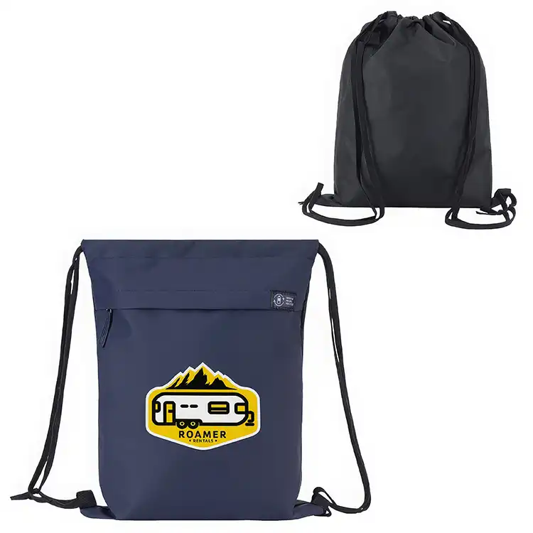 Lakeshore Recycled Nylon Drawstring Bag