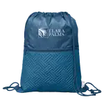Sac à cordon matelassé Sora en polyester recyclé 6 L