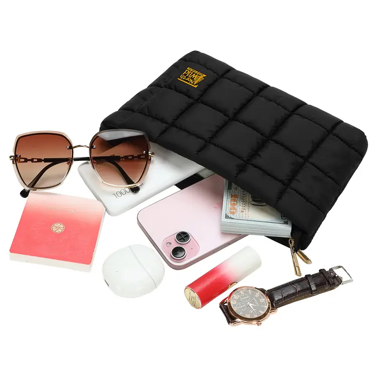 Vanity Quilted Nylon Cosmetic Bag #2