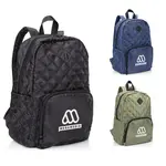 Eiffel Quilted Pattern Backpack