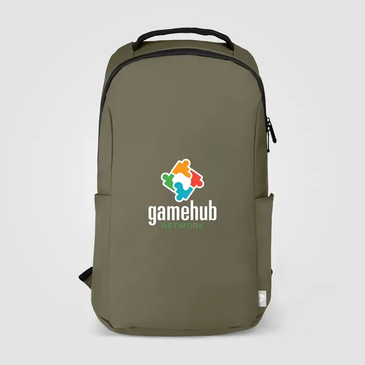 Malmö Recycled Polyurethane Laptop Backpack 14 L #4