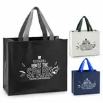 Recycled Polyester Matte Laminated Shopper Tote