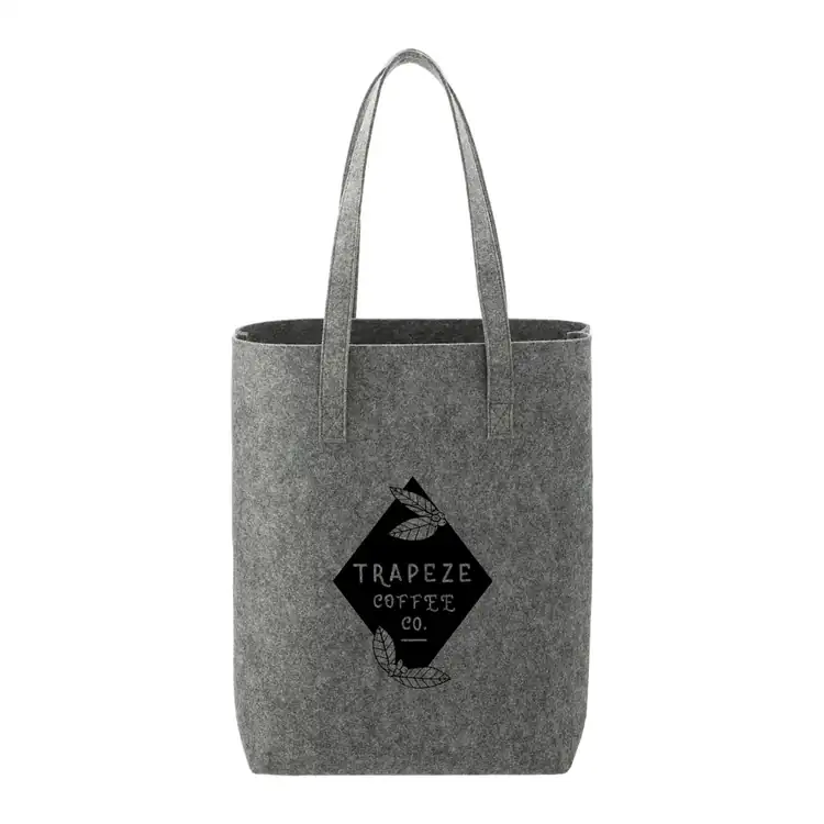 Sac de magasinage en feutre recyclé