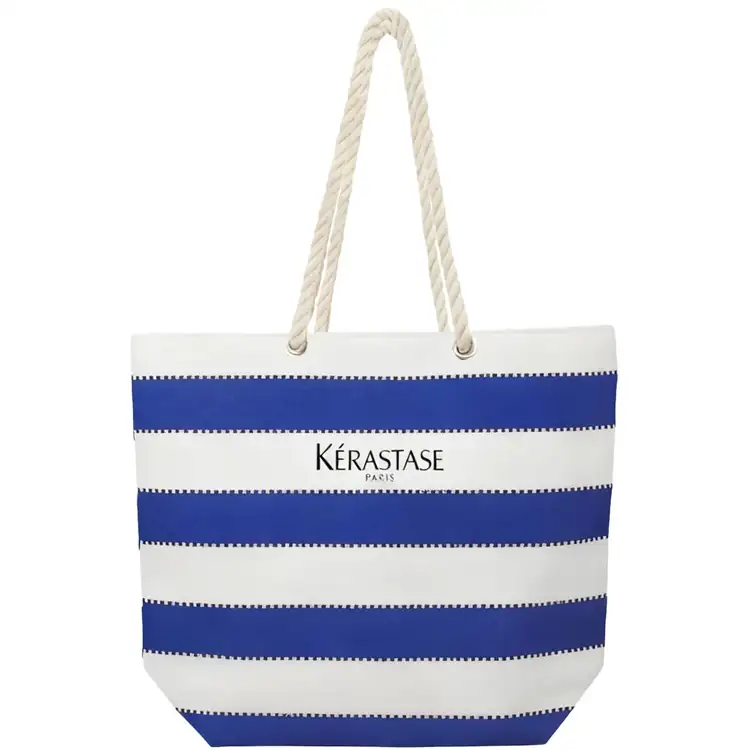 Gonzalo Striped Beach Bag #4