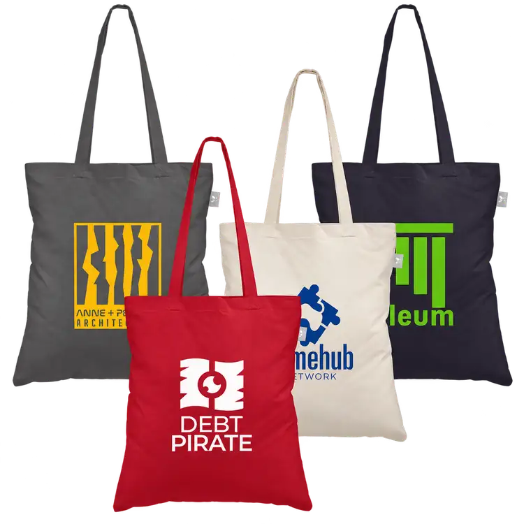 Sac fourre-tout Geo en coton recyclé 5 oz