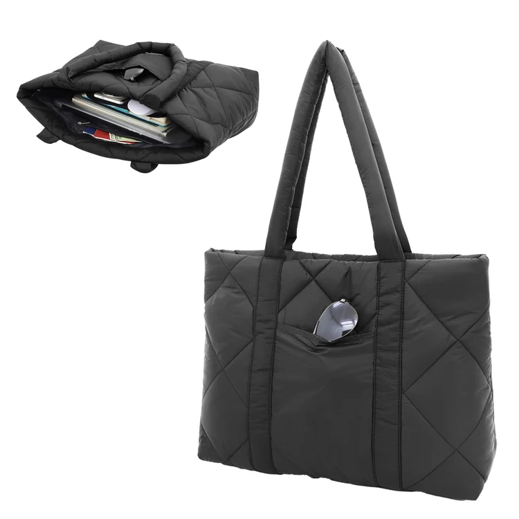 Veranda Quilted Nylon Tote Bag