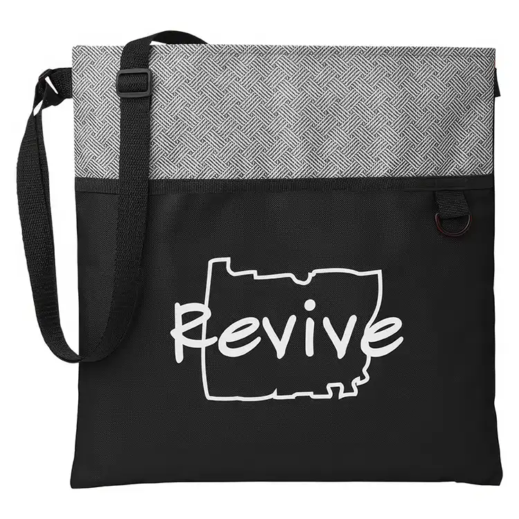 Sac fourre-tout écologique à bandoulière en patchwork #3