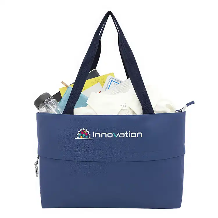 Sac fourre-tout extensible Rio en polyester avec fermeture éclair #5