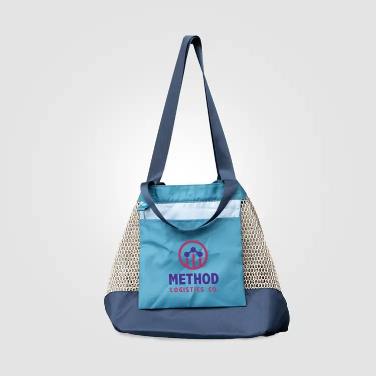 Neri Recycled Polyester Mesh Foldable Tote Bag 45 L #10