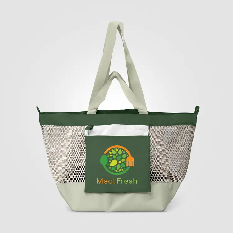 Neri Recycled Polyester Mesh Foldable Tote Bag 45 L #12