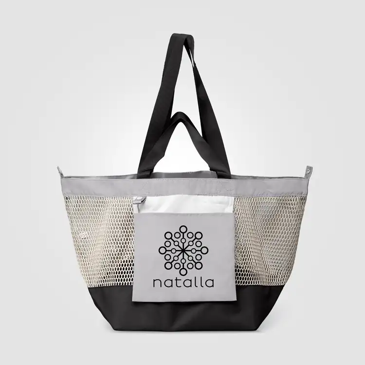 Neri Recycled Polyester Mesh Foldable Tote Bag 45 L #3