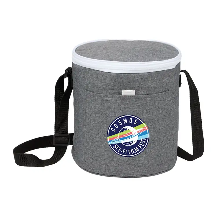 Round Recycled Polyester Cooler Bag