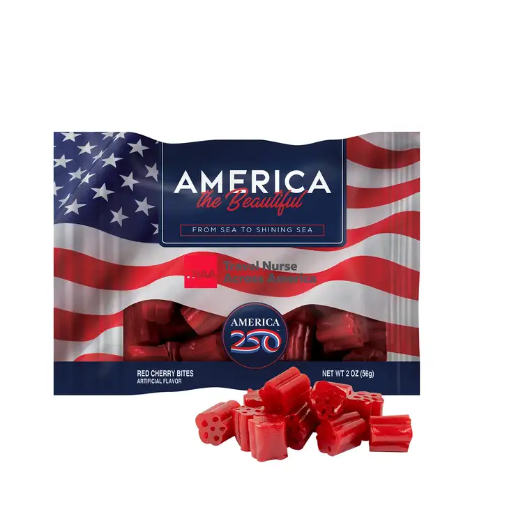Sachet DigiBag de bouchées à la cerise 2 oz - America 250