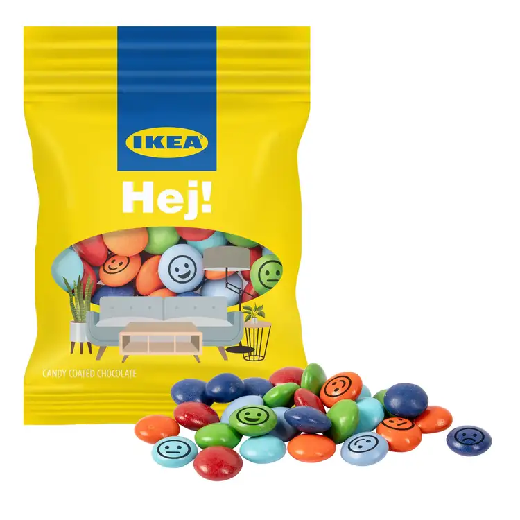 DigiBag with Imprinted Chocolate Buttons 2 oz