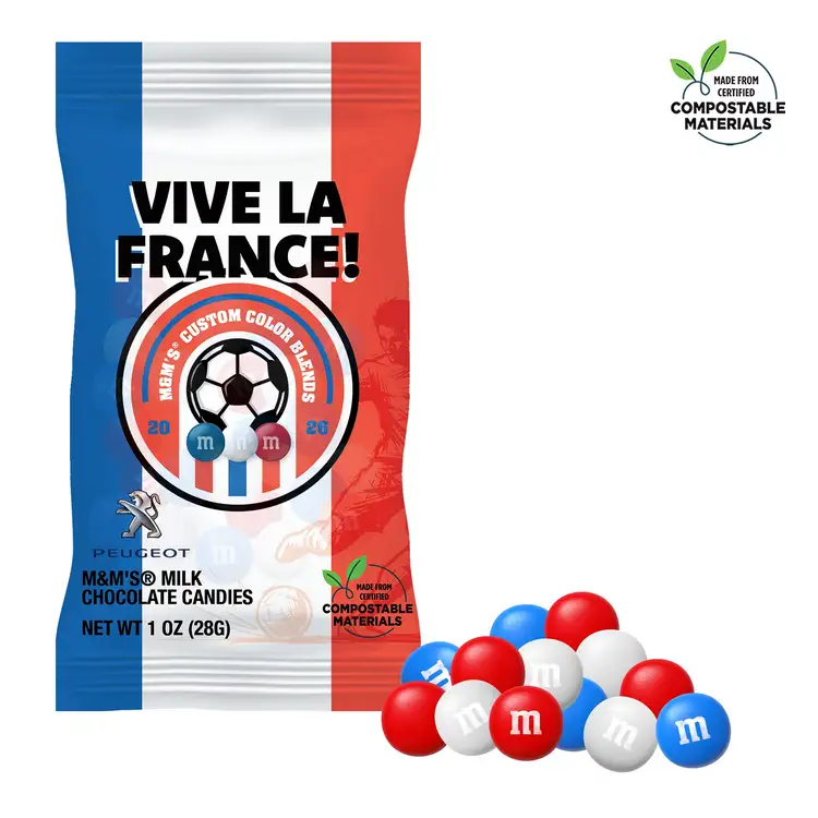 Sachet ECO-DigiBag compostable de M&M’s 1 oz - Soccer #3