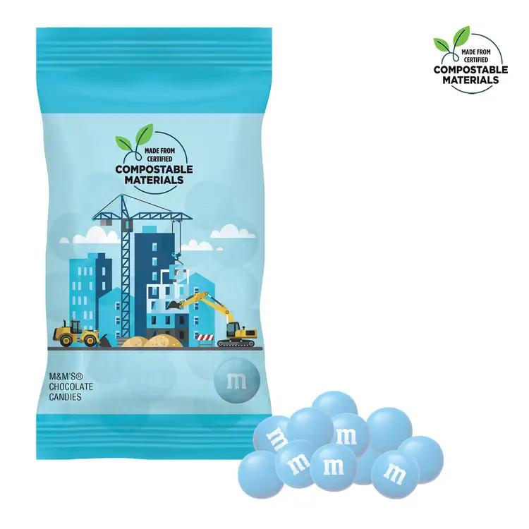 Compostable ECO-DigiBag with M&M’s 1 oz - Colour Choice #2