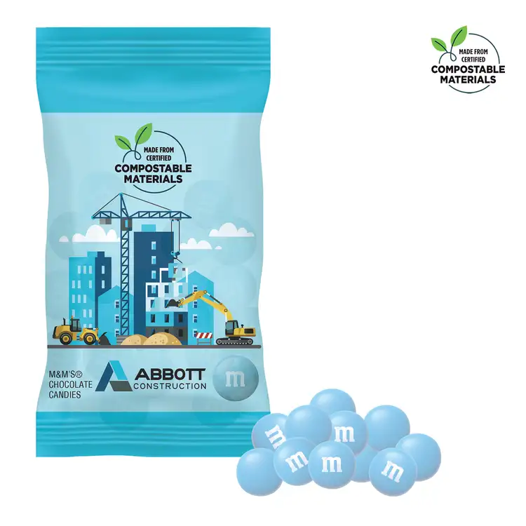 Compostable ECO-DigiBag with M&M’s 1 oz - Colour Choice #3
