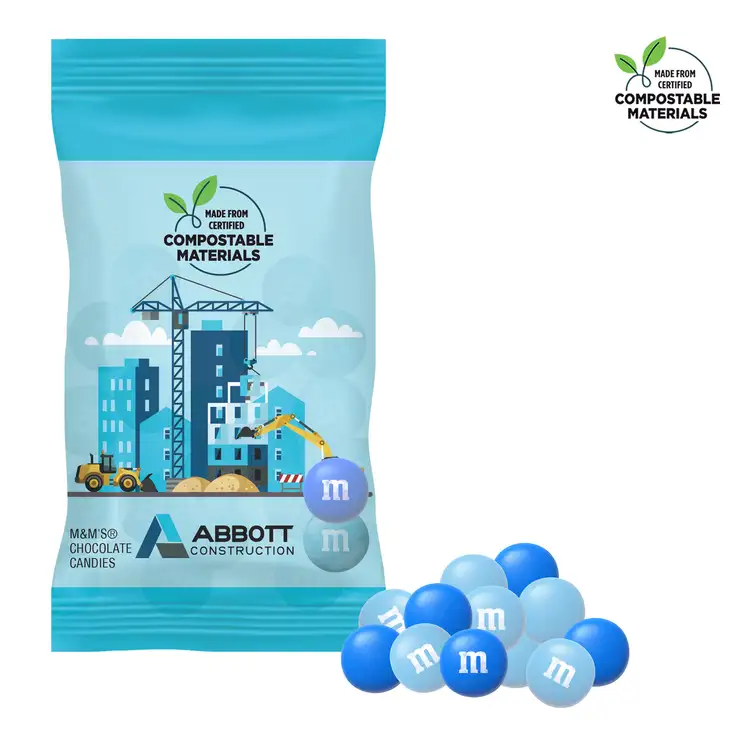 Compostable ECO-DigiBag with M&M’s 1 oz - Colour Choice #4