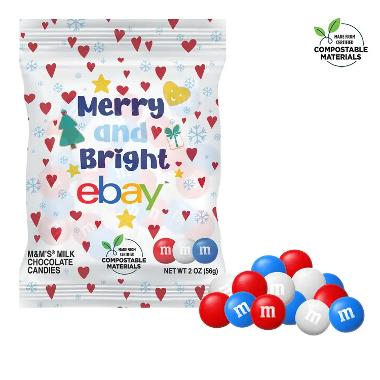 Compostable ECO-DigiBag with M&M’s 2 oz - Americana #2