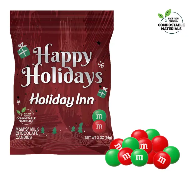 Sachet ECO-DigiBag compostable de M&M’s 2 oz - couleurs choisies