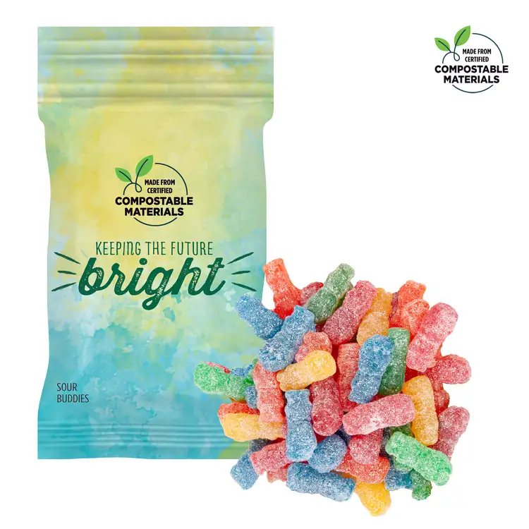 Compostable ECO-DigiBag with Sour Kids 1 oz #2