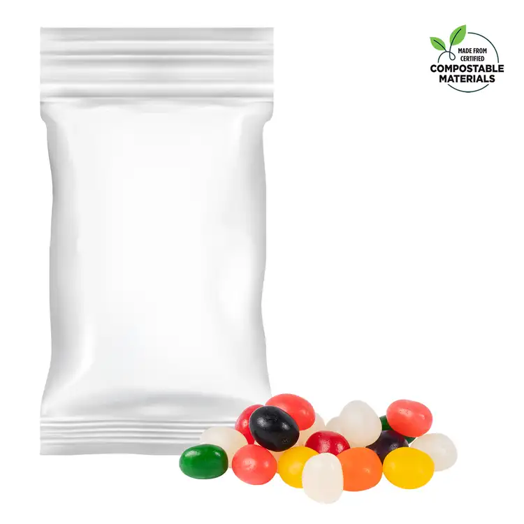 Compostable ECO-DigiBag with Assorted Jelly Beans 1 oz #2