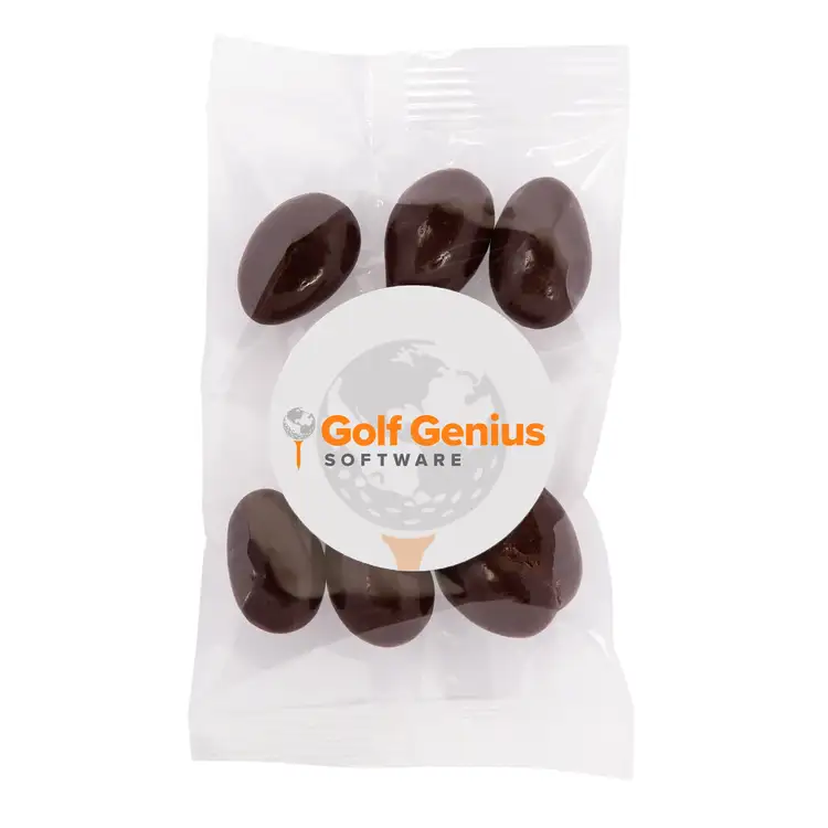 Goody Bag with Dark Chocolate Almonds 1 oz