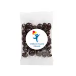 Sachet Goody Bag de grains de café au chocolat noir 1 oz