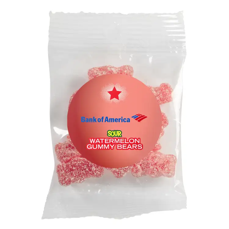 Goody Bag with Gummy Bears 1 oz - Colour Choice #2