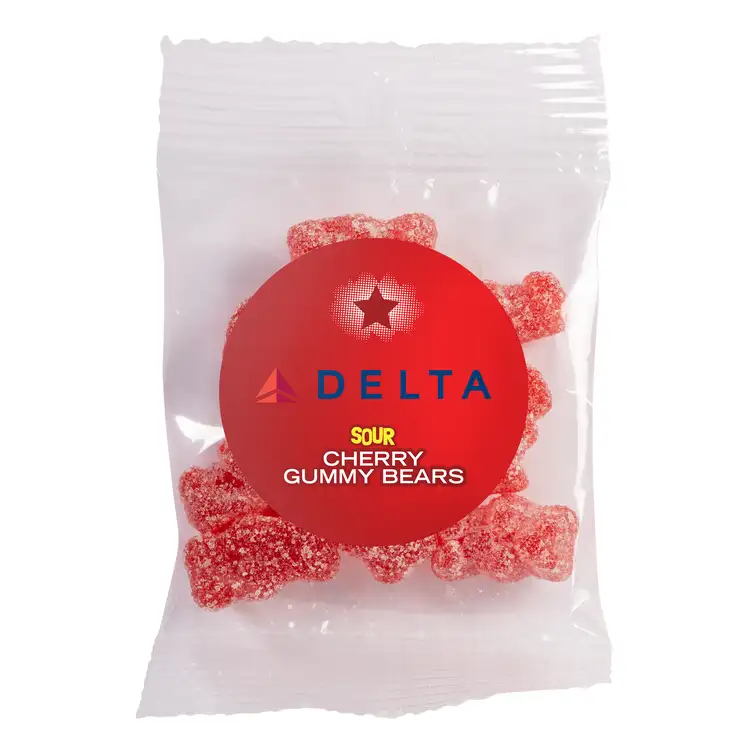 Goody Bag with Gummy Bears 1 oz - Colour Choice #4