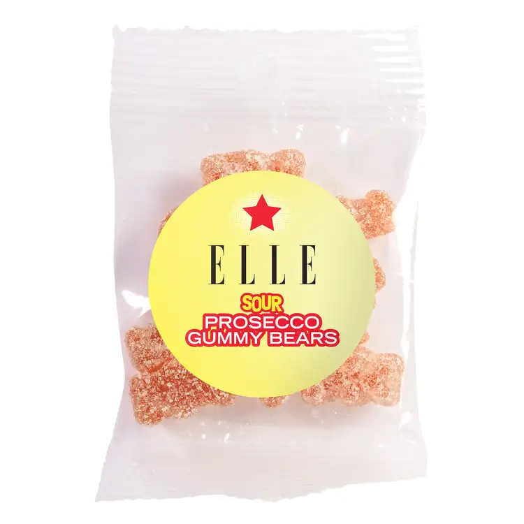 Goody Bag with Gummy Bears 1 oz - Colour Choice #5