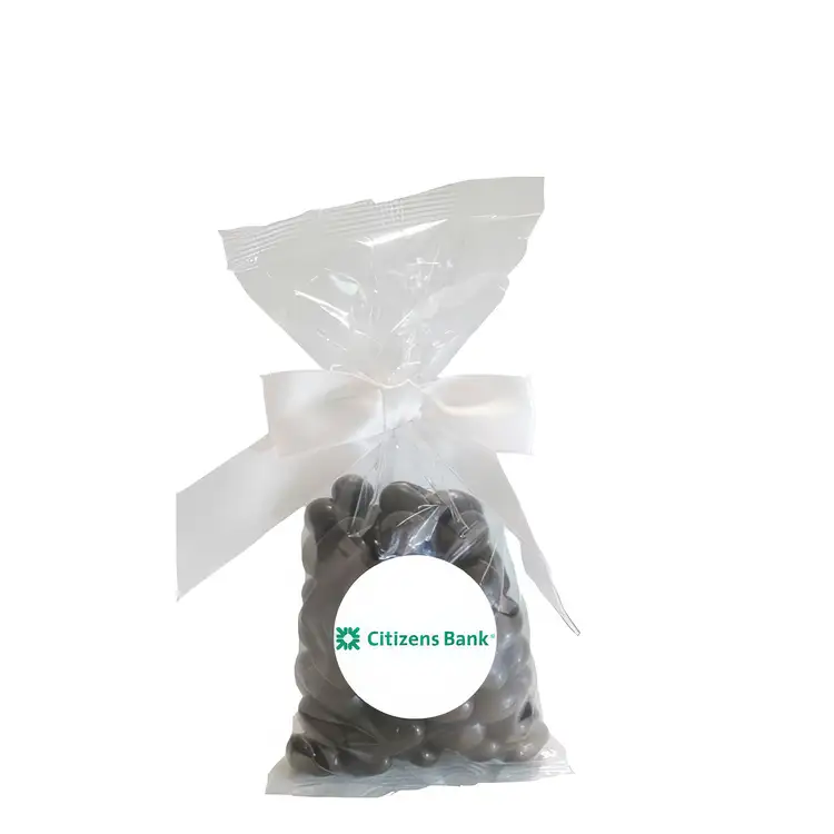 Bow-Tied Mug Drop Bag with Dark Chocolate Almonds #4