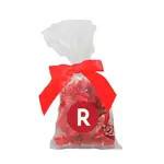 Sachet cadeau de bouchées à la cerise avec boucle