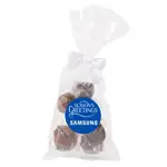 Sachet cadeau de caramels au sel de mer avec boucle