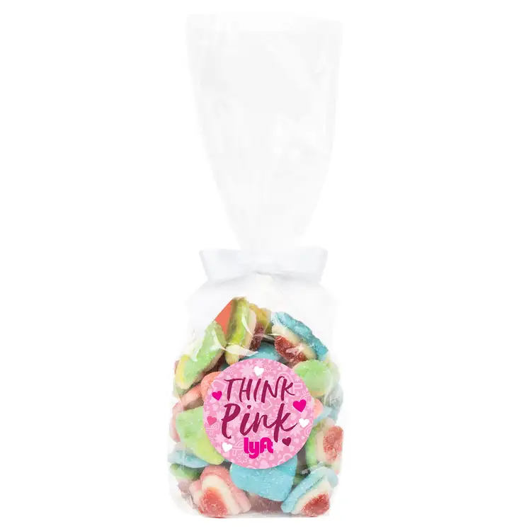 Mug Drop Gift Bag with Triple Layer Hearts - Pink Package #2