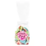 Mug Drop Gift Bag with Triple Layer Hearts - Pink Package